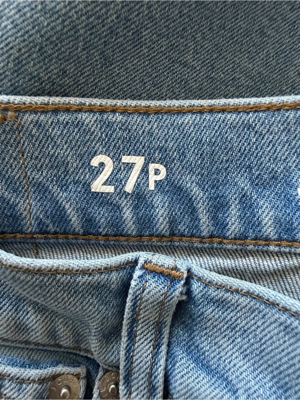 J. Crew Slim Wide Leg Jeans Blue Size 27 Petite